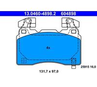 Brake pads 13.0460-4898.2 ATE for CHEVROLET OPEL