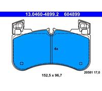 ATE 13.0460-4899.2 Brake pad set