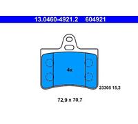 DISC BRAKE PADS SET FOR CITROEN C5 I DC 6FZ RFN RLZ XFX RHZ 4HX RHY ATE
