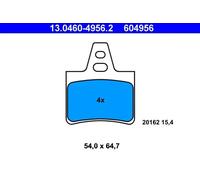 Brake pads 13.0460-4956.2 ATE for CITROËN XM XANTIA