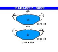 ATE 13.0460-4957.2 Brake pad set