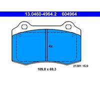 ATE 13.0460-4964.2 Brake pad set