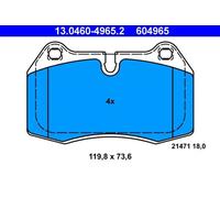 ATE 13.0460-4965.2 Brake pad set