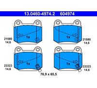 Brake Pad Set, disc brake ATE 13.0460-4974.2 for 350Z Coupe (Z33) 3.5 2003-2006