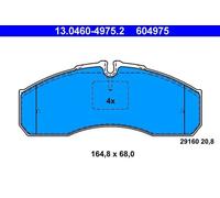 Brake pads 13.0460-4975.2 ATE for MERCEDES-BENZ SPRINTER 5-t Platform/Chassis