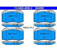 Brake pads 13.0460-4990.2 ATE for MERCEDES-BENZ C-CLASS T-Model S-CLASS E-CLASS