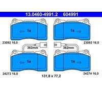 ATE 13.0460-4991.2 Brake pad set