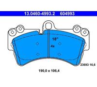 Brake pads 13.0460-4993.2 ATE for AUDI PORSCHE VW