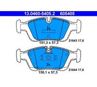 ATE 13.0460-5405.2 Brake pad set