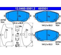 ATE 13.0460-5501.2 Brake pad set