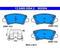 Brake pads 13.0460-5504.2 ATE for KIA PICANTO III