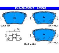 ATE 13.0460-5509.2 Brake pad set