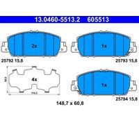 Brake pads 13.0460-5513.2 ATE for HONDA HR-V