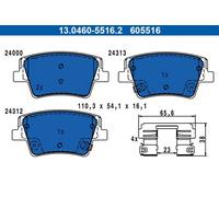 REAR BRAKE PAD SET DISC BRAKE FITS: HYUNDAI SANTA FE IV 2.0 CRDI/2.0 CRDI AWD
