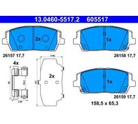 ATE 13.0460-5517.2 Brake pad set
