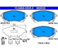 2x ✅Fits ATE 13.0460-5535.2 Brake Pad Set, disc brake 13.0460-5535.2 ⭐UK Seller⭐