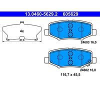 Brake pads 13.0460-5629.2 ATE for JEEP WRANGLER III LIBERTY