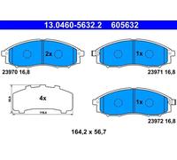 Brake pads 13.0460-5632.2 ATE for NISSAN TERRANO II PICK UP NAVARA