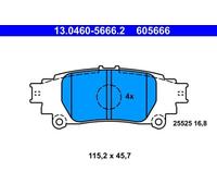 BRAKE PAD SET DISC BRAKE FOR LEXUS GS/ISIII 4GR-FSE 2.5L 2GR-FSE/FXE 3.5L 6cyl