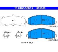 BRAKE PAD SET DISC BRAKE 13.0460-5680.2 FOR FIAT FREEMONT/SUV JEEP LANCIA