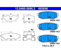 ATE 13.0460-5696.2 Brake pad set