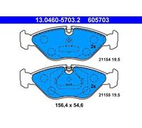 ATE 13.0460-5703.2 Brake pad set