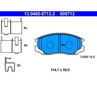 ATE 13.0460-5713.2 Brake pad set