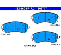 ATE 13.0460-5717.2 Brake pad set