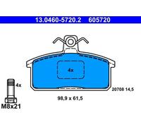 ATE 13.0460-5720.2 Brake pad set