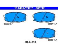 ATE Brake Pad Set 13.0460-5742.2 - Disc Brake for Hyundai & Kia (i30/i30 I, K3 II, Avante, Elantra)