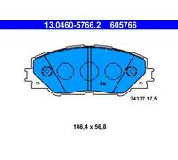 Brake pads 13.0460-5766.2 ATE for TOYOTA RAV 4 III PRIUS PLUS AURIS RAV 4 IV