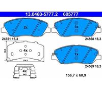 Brake pads 13.0460-5777.2 ATE for KIA HYUNDAI