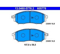 Brake pads 13.0460-5778.2 ATE for NISSAN INFINITI RENAULT
