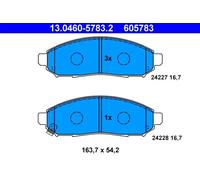 ATE 13.0460-5783.2 Brake pad set