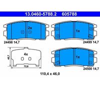 ATE 13.0460-5788.2 Brake pad set