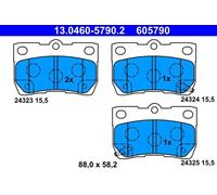 Brake pads 13.0460-5790.2 ATE for LEXUS IS II GS IS C