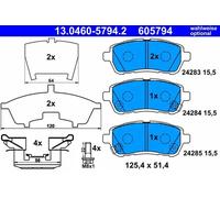 Brake pads 13.0460-5794.2 ATE for SUZUKI DAIHATSU MAZDA SUBARU