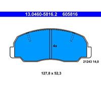 ATE 13.0460-5816.2 Brake pad set