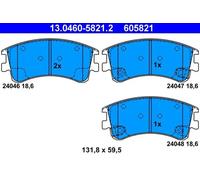 ATE Brake Pad Set 13.0460-5821.2 - for Mazda 6 (2002-2007) Hatchback/Saloon/Wagon