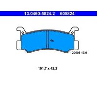ATE 13.0460-5824.2 Brake pad set