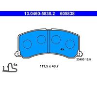ATE 13.0460-5838.2 Brake pad set