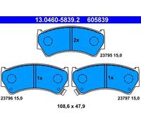 Brake pads 13.0460-5839.2 ATE for SUZUKI BALENO Hatchback BALENO BALENO Estate
