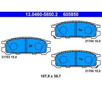 BRAKE PAD SET DISC BRAKE 13.0460-5850.2 FOR SUBARU OUTBACK/LEGACY LIBERTY/II
