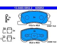 ATE 13.0460-5852.2 Brake pad set
