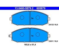 ATE 13.0460-5879.2 Brake pad set