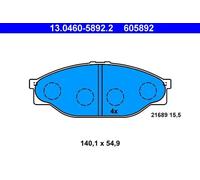 ATE 13.0460-5892.2 Brake pad set