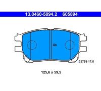BRAKE PAD SET DISC BRAKE FOR TOYOTA PREVIA R3 1CD FTV 2AZ FE ESTIMA R3 ATE T1319
