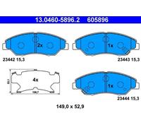 ATE Brake Pad Set 13.0460-5896.2 - Disc Brake for KIA Sportage Retona SUV 2.0L Closed