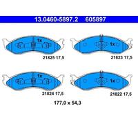 ATE 13.0460-5897.2 Brake pad set