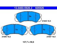 ATE 13.0460-5926.2 Brake pad set